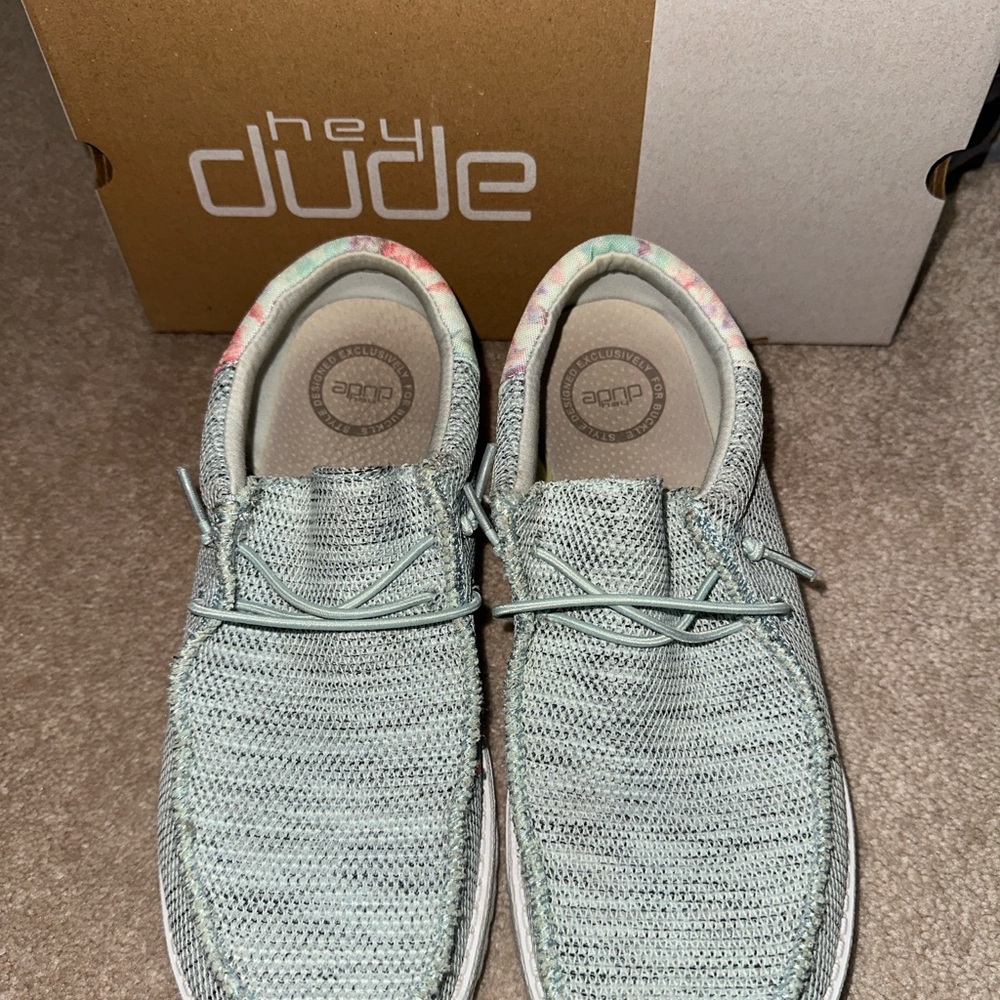 Hey Dude Pastel Knit Shoes